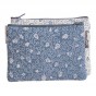 Small Two Sided Yair Emanuel womens Evening Purse in White and Blue