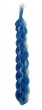 Safed Candles Blue and White Havdalah Candle with Two-Tier Braids