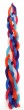Vela para Havdalá de Parafina Ner Hatsafon con diseño de Trenza en Cinco Colores