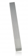 Silver Lined Brushed Aluminum Mezuzah by Adi Sidler