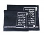 Black Velvet Tallit Bag Set with Embroidered Priest’s Blessing in Silver