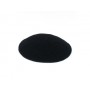 13 cm black knitted kippah 