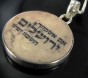 Sterling Silver and Jerusalem Stone Pendant Necklace with Hebrew Phrase