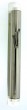 Silver-Colored Mezuzah Case with Large Hebrew Letter Shin with Cylindrical Body