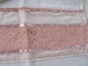 Women’s Tallit with Pink & Coral Star of David Design by Galilee Silks