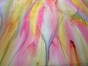 Silk Scarf with Yellow and Pink Shades by Galilee Silks