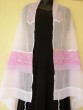 Women’s Tallit with Lilac and Butterflies by Galilee Silks