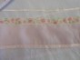White Women’s Tallit with Pink Rose Trim by Galilee Silks