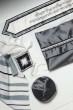 Classic Tallit with Black & Gray by Galilee Silks