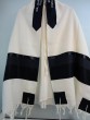 Wool Tallit with Stripes by Galilee Silks