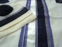 Woolen Tallit with Blue Shaded Stripes by Galilee Silks