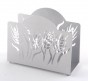 Stainless Steel Bencher Holder with Cutout Wheat Sheaves