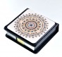 Memo Pad Box with Hebrew Blessings and Intricate Floral Pattern