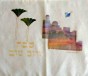 Challah Cover with Jerusalem Scenery by Galilee Silks