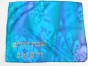 Blues & Turquoise Challah Cover by Galilee Silks