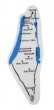 Map of Israel Eraser