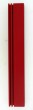 Red Track Mezuzah in Anodized Aluminum by Adi Sidler