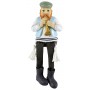 Figurine of Religious Klezmer Musician Playing the Trumpet