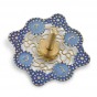 Dreidel with Mosaic Design in Oriental Blue