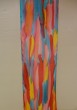 Silk Scarf with Colorful Streaks by Galilee Silks