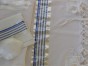 Tallit with White & Blue & Stripes by Galilee Silks