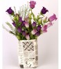 Vase with Hebrew Newspaper Design