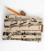 Purse with Musical Notes Design