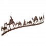 David Gerstein Large Silk Way Camel Caravan Sculpture