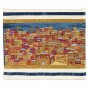 Fully Embroidered Cotton Jerusalem Tallit Set (Colorful) by Yair Emanuel