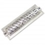 Silver Mezuzah with Inscribed Hebrew Text and Divine Name