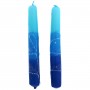 12 Shabbat Candles - Blue