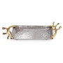 Y. Karshi Stainless Steel Tray With Hammered Design